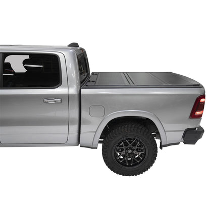 Smittybilt Bed Guard Tonneau Cover Direct Fit Black Aluminum Hard Folding Hardware Included I 2720001
