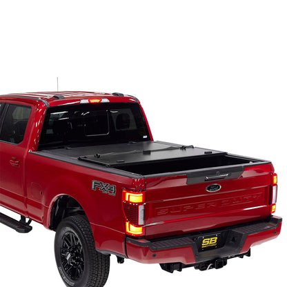 Smittybilt Bed Guard Tonneau Cover Direct Fit Black Hardware Included I 2730002
