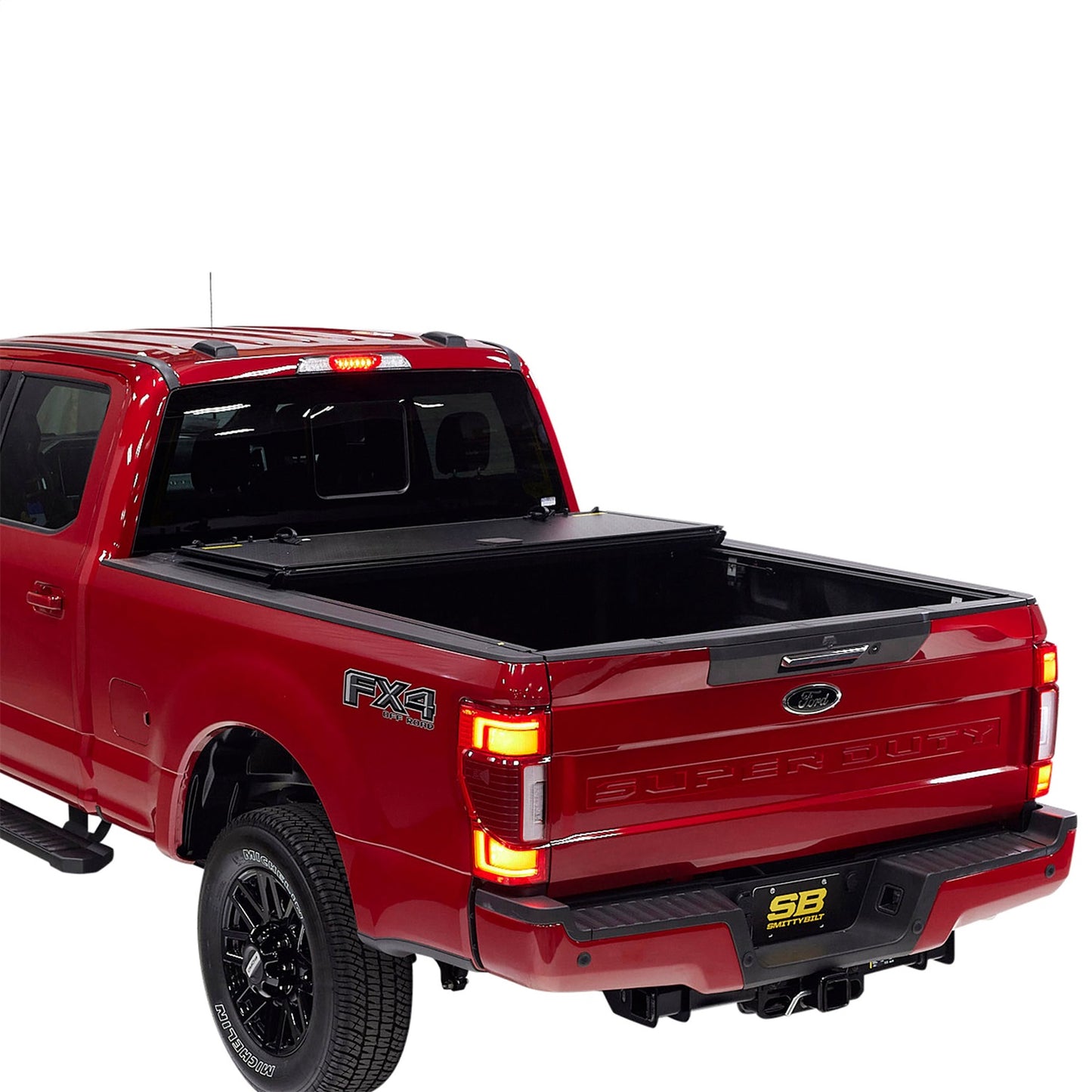 Smittybilt Bed Guard Tonneau Cover Direct Fit Black Hardware Included I 2730002