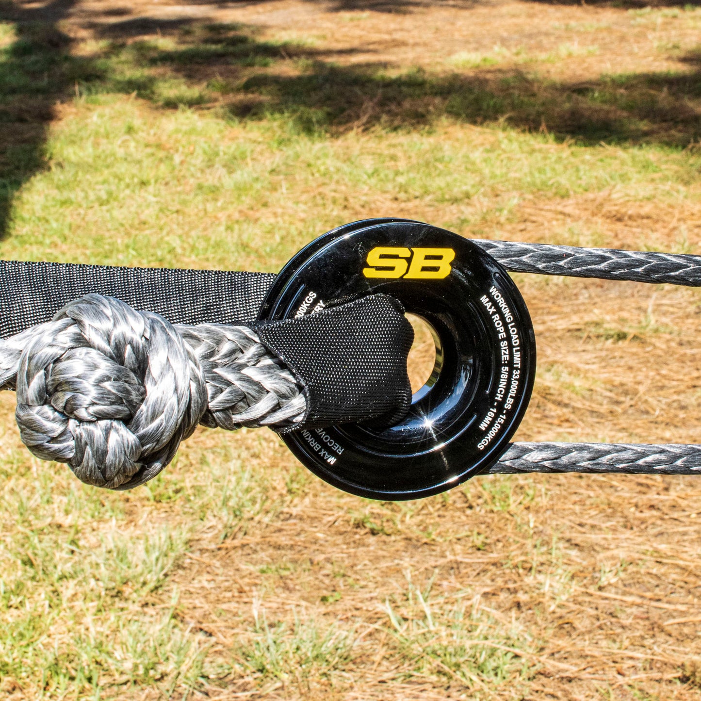 SMITTYBILT Soft Shackle w/ Recovery Ring – 33K Rating | 2738