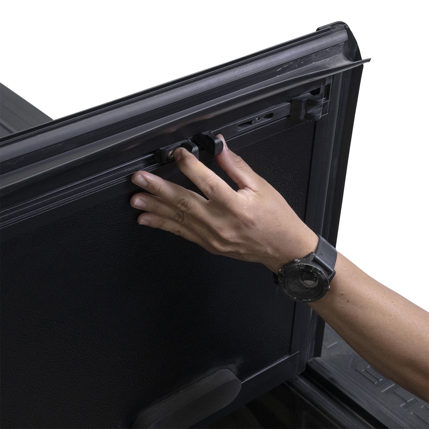 Smittybilt Bed Guard Tonneau Cover Direct Fit Black Hardware Included I 2741002
