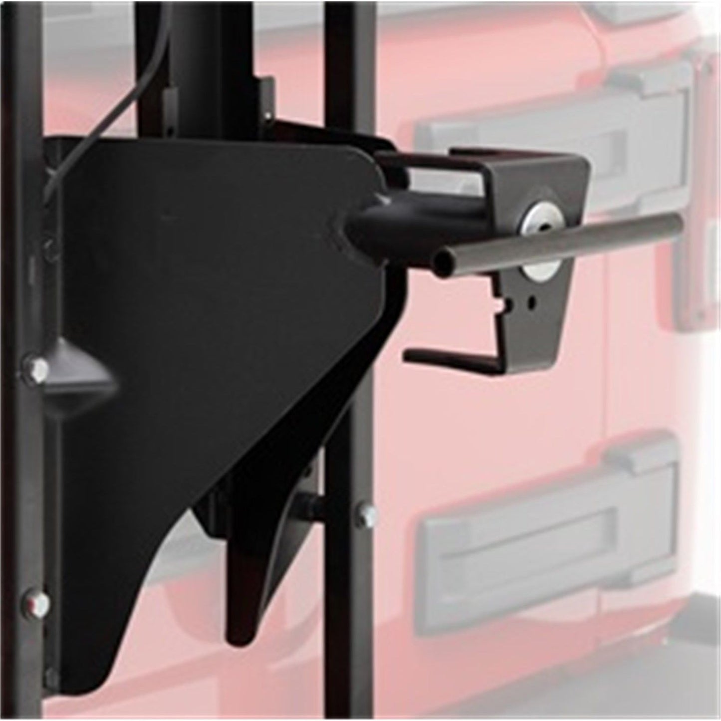 Smittybilt SRC Oversized Tire Carrier Mount Textured Black Holds Up to 37 in. Tire I 2743