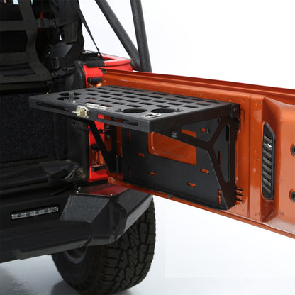 Smittybilt Tailgate Table Black 1/8 in. Steel I 2793