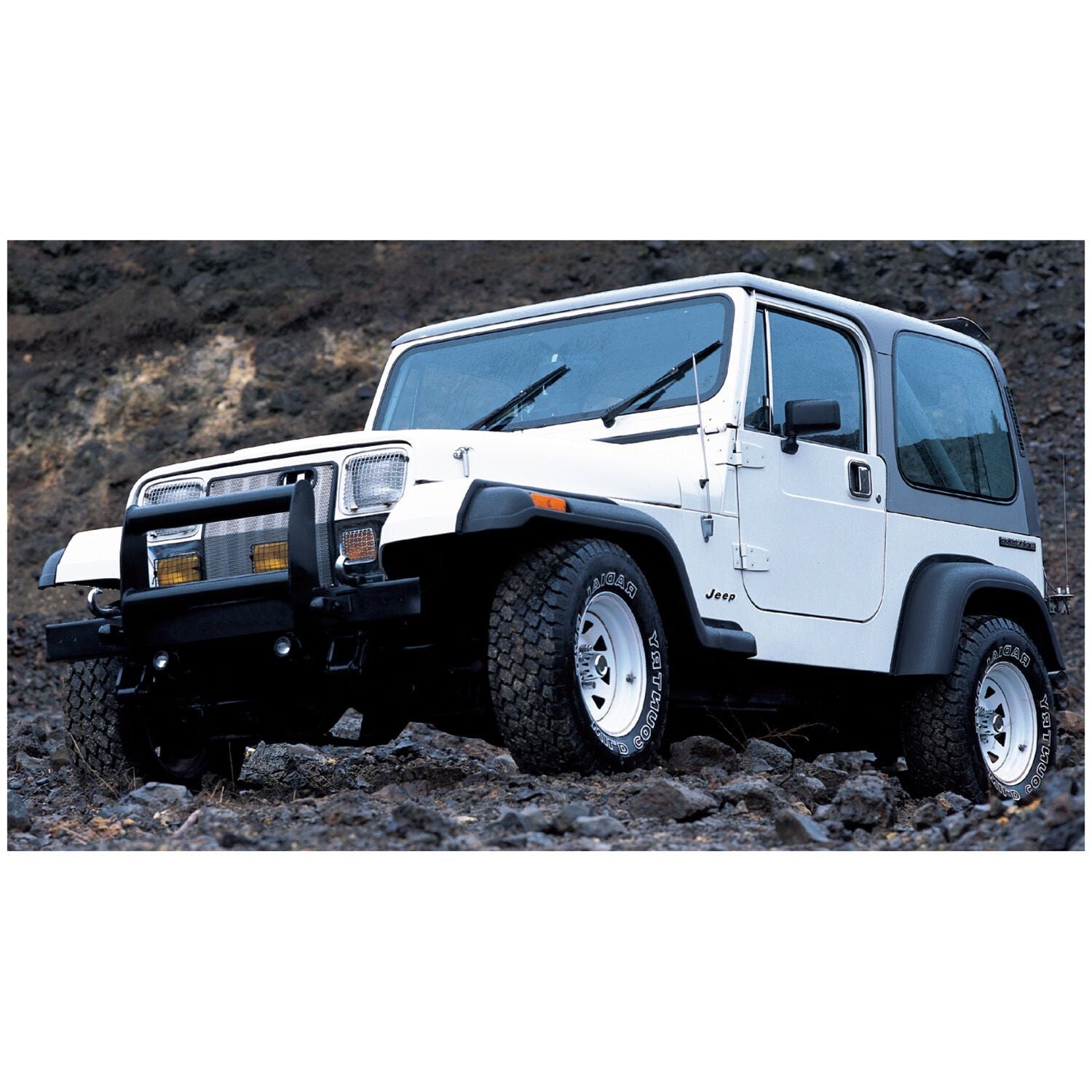 Jeep Wrangler with Husky Liners | Extend-A-Fender 4 PC Fender Flare Set For 1987-1995 Jeep Wrangler Husky Liners | 2801903