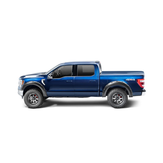 Husky Liners | Pocket Style Fender Flare 4 PC Set For 2021-2026 F-150 Husky Liners | 2802963 installed on blue Ford F-150.