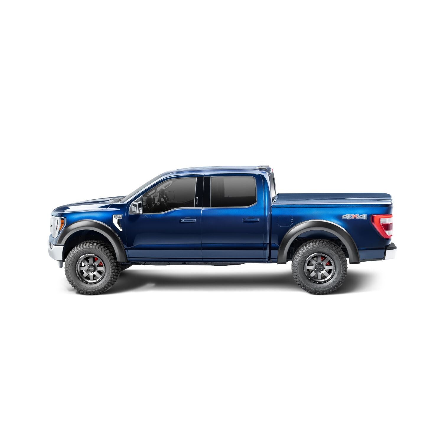 Husky Liners | Extend-A-Fender 4 PC Fender Flare Set For 2021-2026 F-150 Husky Liners | 2802964 on a blue F-150 truck