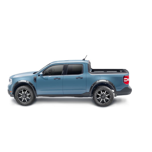 Husky Liners | Pocket Style Fender Flare 4 PC Set For 2022-2026 Maverick Husky Liners | 2802967 on a blue truck