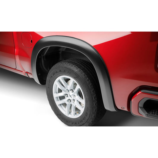 Husky Liners | Extend-A-Fender 4 PC Fender Flare Set For 2019-2026 Silverado 1500 Husky Liners | 2804994 on red truck