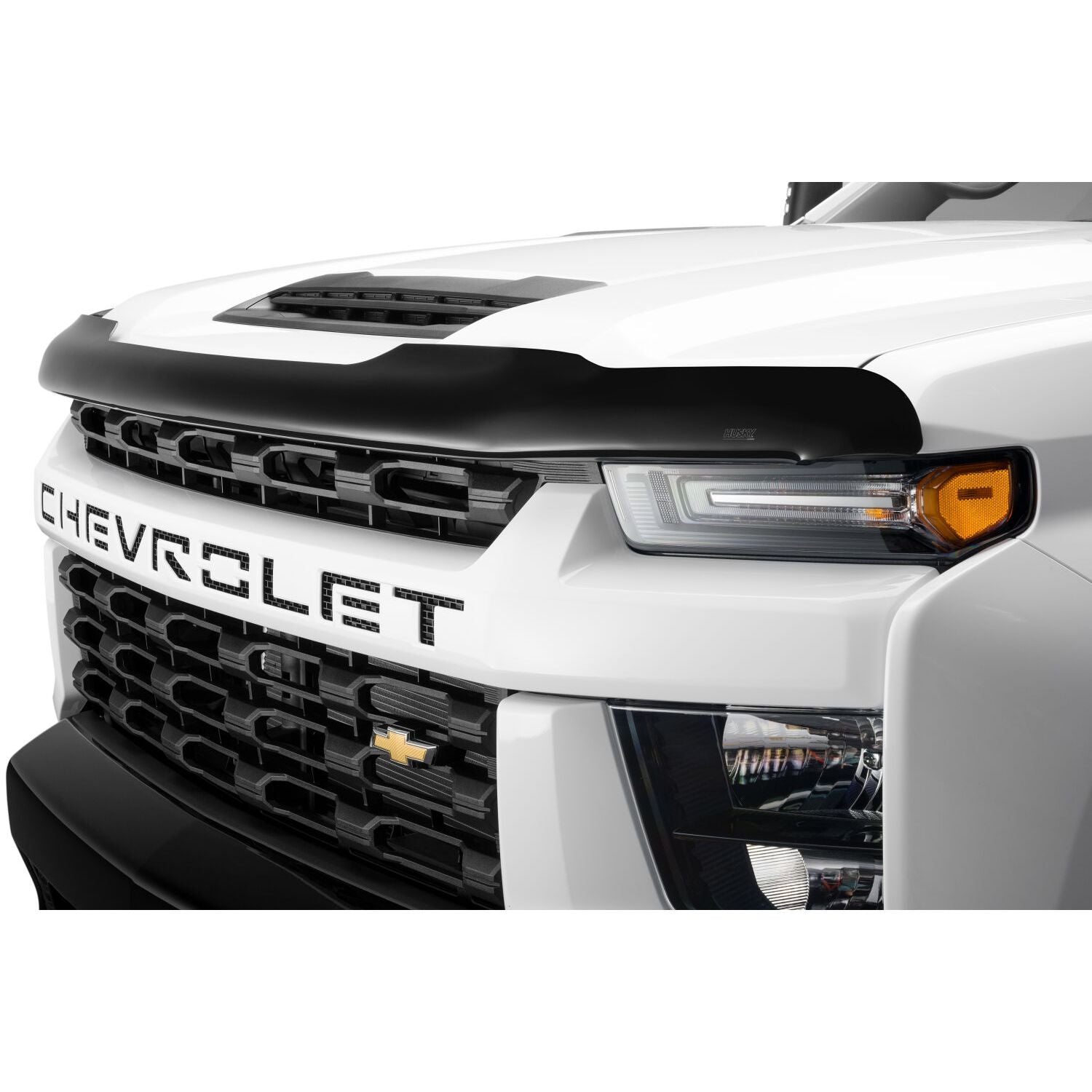 Husky Liners | Hood Shield Smoke For 2007-2013 Silverado 1500 Husky Liners | 2815035 installed on truck