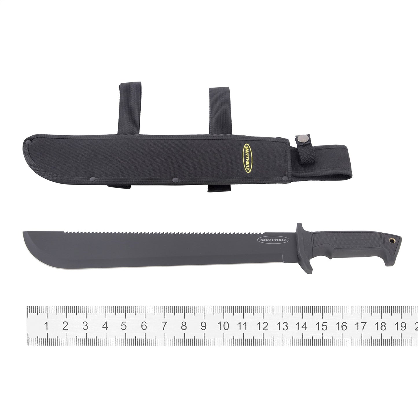 Smittybilt Trail Machete Black w/Sheath I 2833