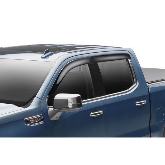 Husky Liners | Low Profile Ventvisor Deflector Smoke Outside Mount 4 Piece For 2019-2026 Silverado 1500/1500 LTD/2500 HD/3500 HD, Sierra 1500/1500 Limited/2500 HD/3500 HD Husky Liners | 2854075