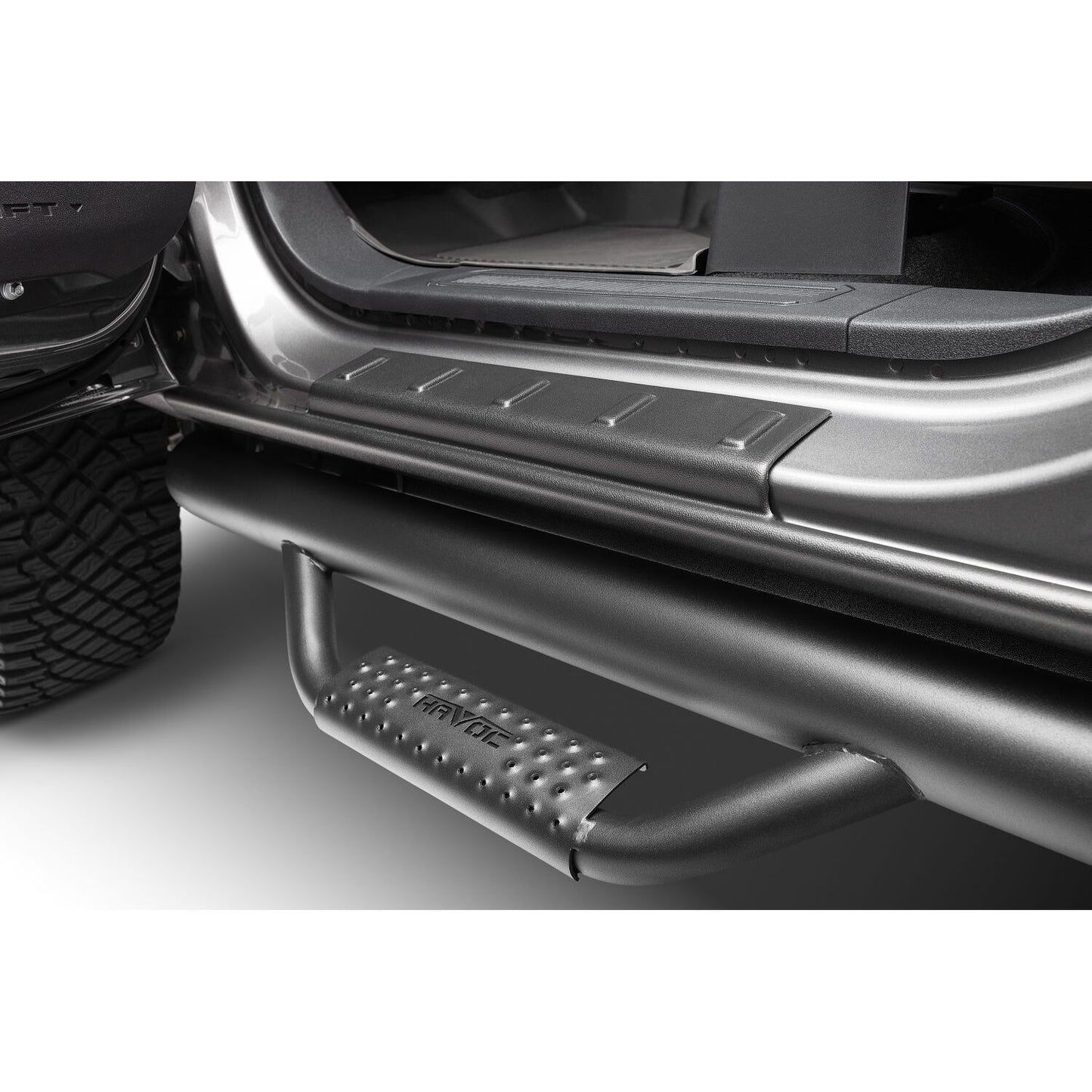 Husky Liners | Trail Armor Rocker Panel Black, Incl. Side Panels/Sill Plate Cover For 2009-2014 F-150 Crew Cab Husky Liners | 2874069