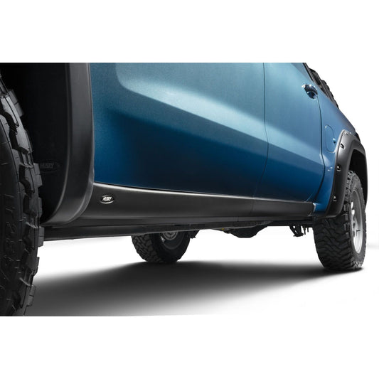 Husky Liners | Trail Armor Rocker Panel Black, Incl. Side Panels/Sill Plate Cover For 2019-2026 Silverado 1500/1500 LTD, Sierra 1500/1500 Limited Husky Liners | 2874102 on truck