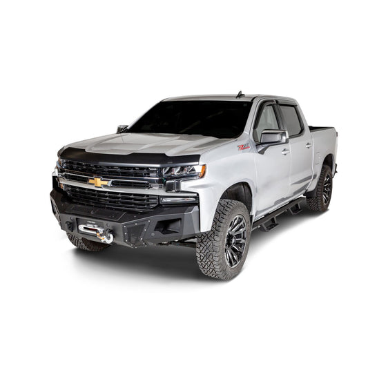 Husky Liners | Aeroskin Hood Protector Matte Black Low Profile For 2019-2026 Silverado 1500/1500 LTD Husky Liners | 2877168 on truck