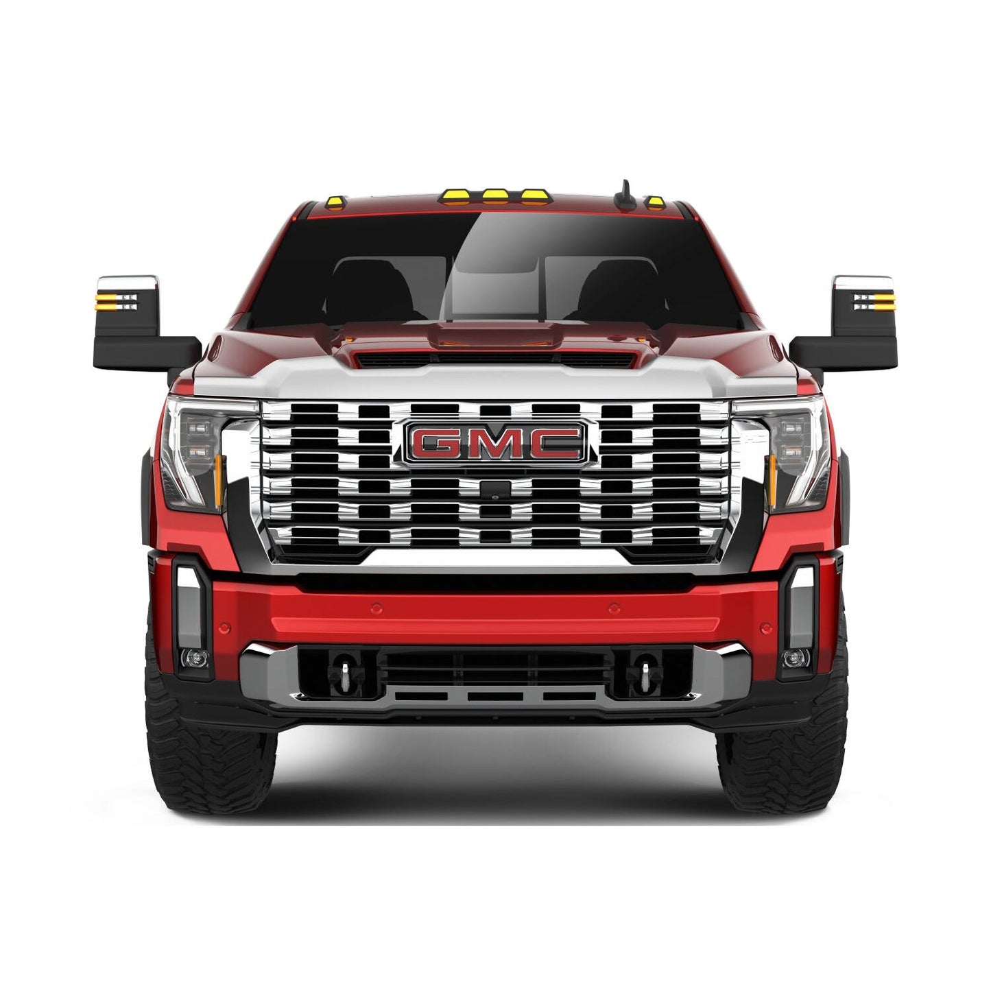 Husky Liners | Husky Aeroskin Hood Protector Chrome For 2019-2024 2500/3500 Husky Liners | 2892189 on GMC truck