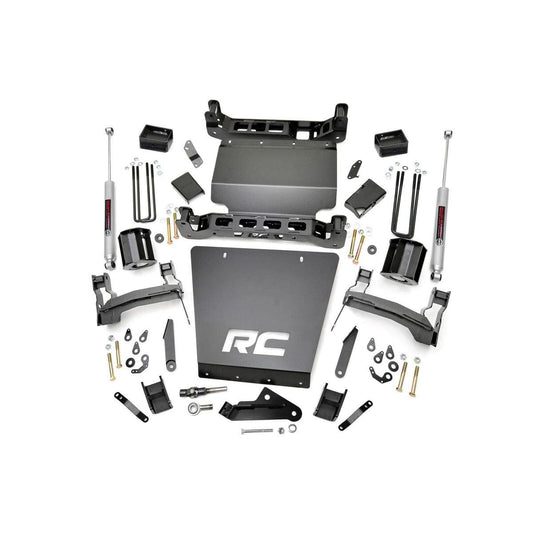 ROUGH COUNTRY 5 Inch Lift Kit | Bracket | Chevy Silverado & GMC Sierra 1500 4WD (2014-2018 & Classic) | 29130