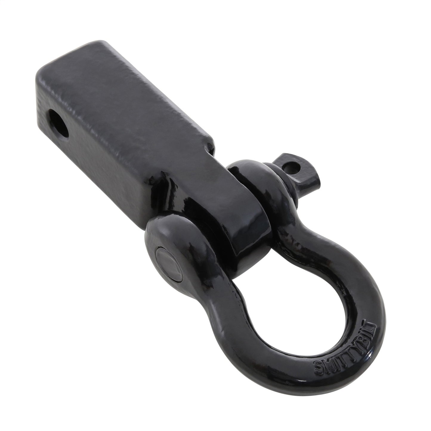 Smittybilt Receiver Hitch D Ring 3/4 in. For 2 in. Receivers Black No Drilling Installation I 29312B