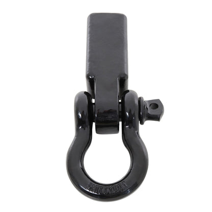 Smittybilt Receiver Hitch D Ring 3/4 in. For 2 in. Receivers Black No Drilling Installation I 29312B