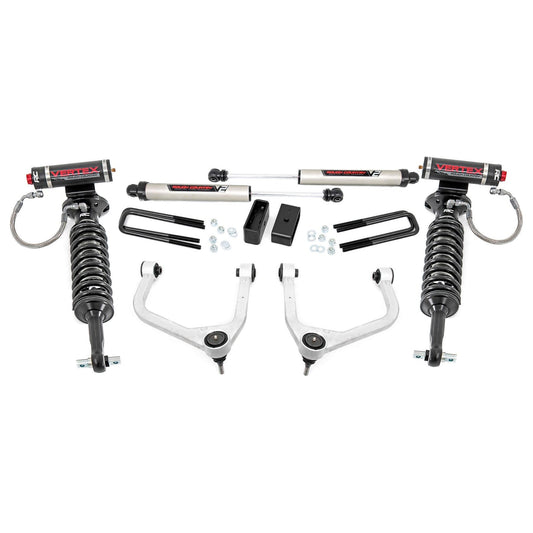 Rough Country Vertex Coilovers w/V2 Rear Shocks 3.5 Inch Lift Kit I 29557