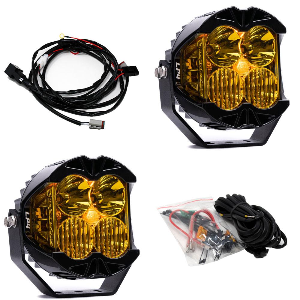 BAJA DESIGNS LP4 Pro LED Driving/Combo Baja Amber Lens Pair Baja Designs I 297813