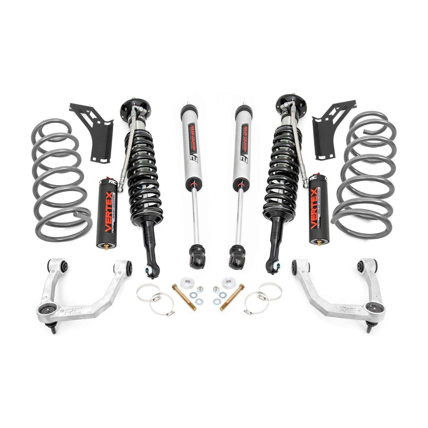 Rough Country Vertex Coilovers w/V2 Rear Shocks 3 Inch Lift Kit I 76658