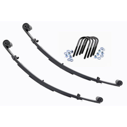 ROUGH COUNTRY Front Leaf Springs | 2.5" Lift | Pair | Ford Excursion/F-250 Super Duty/F-350 Super Duty 4WD | 8060Kit