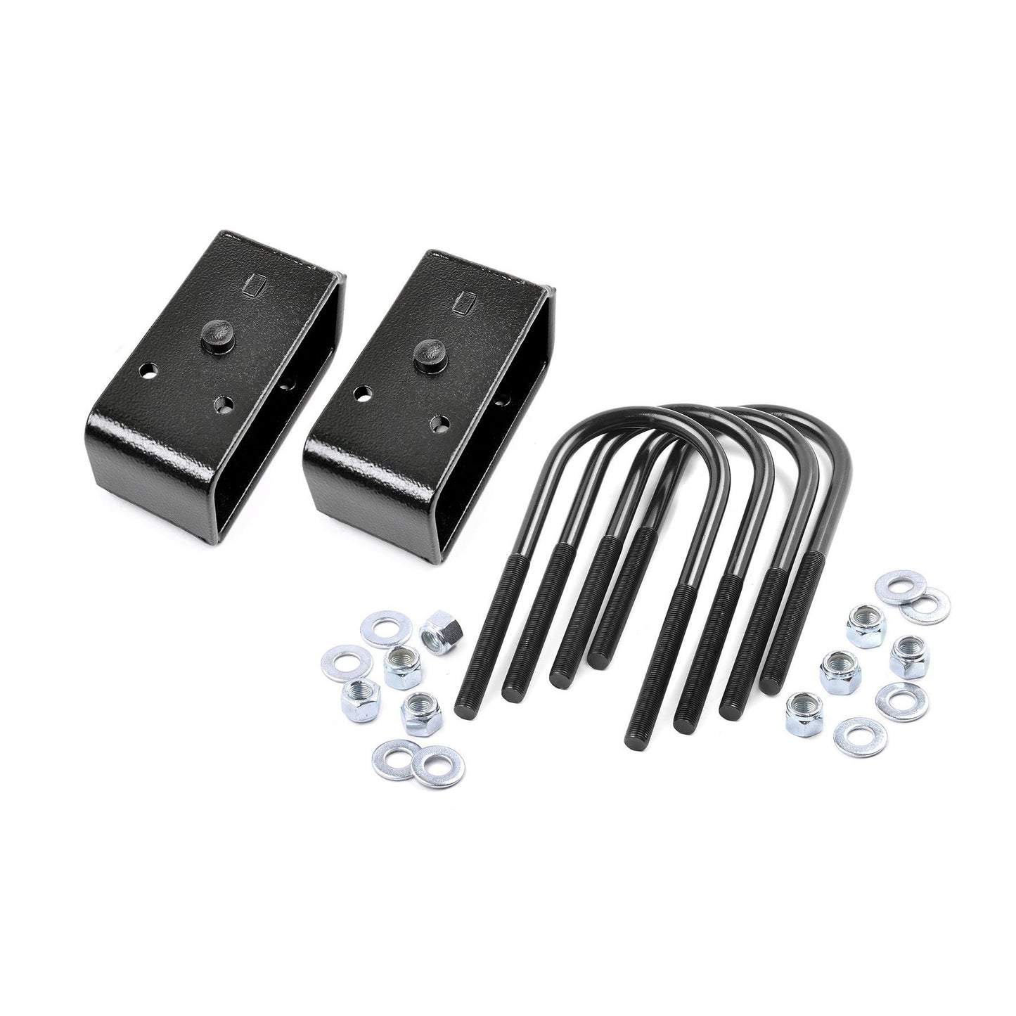 ROUGH COUNTRY 2 Inch Block & U-Bolt Kit | Ford F-250 Super Duty 2WD/4WD (2005-2010) | 6557