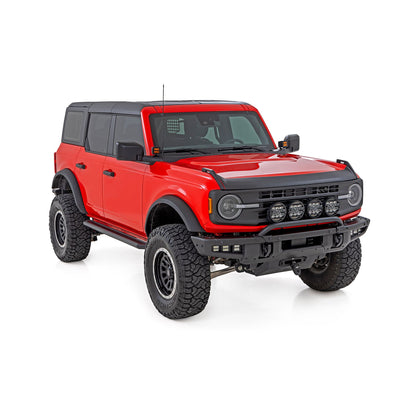 ROUGH COUNTRY 2 Inch LED Light Pods | Spot Beam | Amber Lens | Square | 70903A