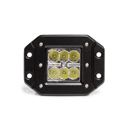 DV8 Off-Road 3-inch Universal Flush Mount LED Cube Light Single Pod C3| B3FM24W3W