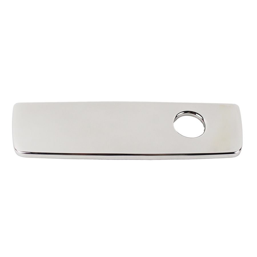 KENTROL Jeep JK Glove Box Door Handle Cover 07-18 Wrangler JK Polished Silver Kentrol  30001