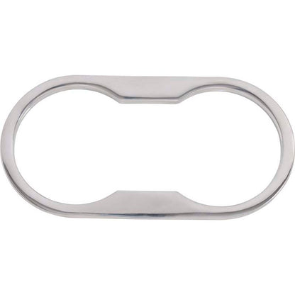 KENTROL Jeep JK Cup Holder Bezel 07-10 Wrangler JK Polished Silver Kentrol  30002