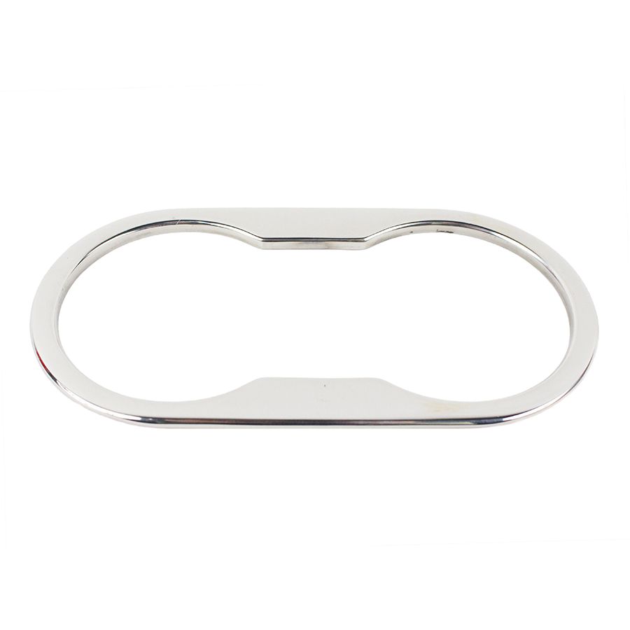 KENTROL Jeep JK Cup Holder Bezel 07-10 Wrangler JK Polished Silver Kentrol  30002