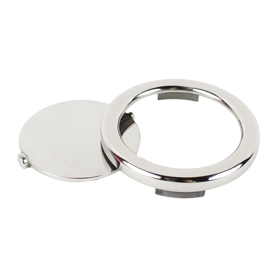 KENTROL Jeep JK Air Vent Assembly 8 Pieces 07-10 Wrangler JK Polished Silver Kentrol  30003