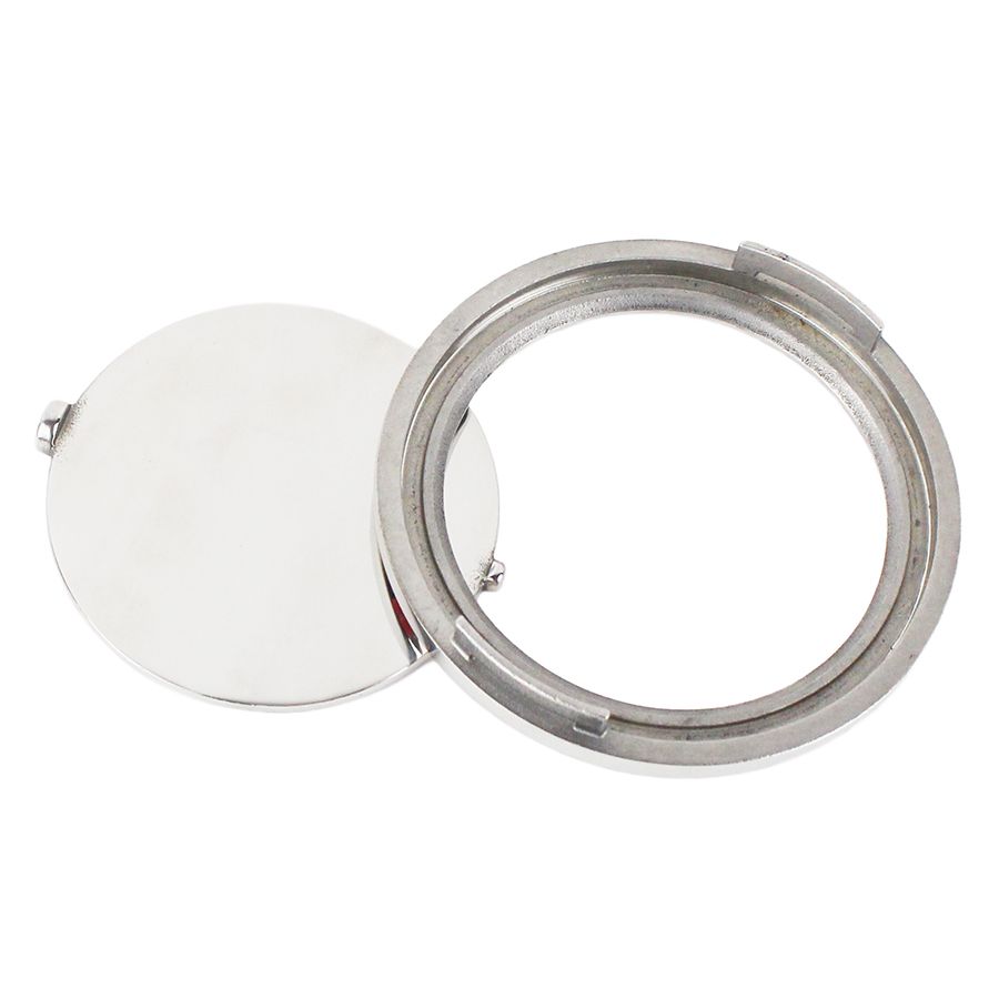 KENTROL Jeep JK Air Vent Assembly 8 Pieces 07-10 Wrangler JK Polished Silver Kentrol  30003