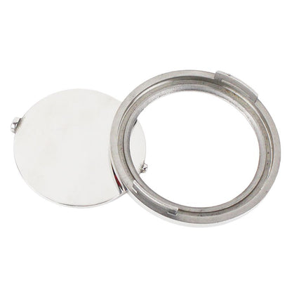 KENTROL Jeep JK Air Vent Assembly 8 Pieces 07-10 Wrangler JK Polished Silver Kentrol  30003