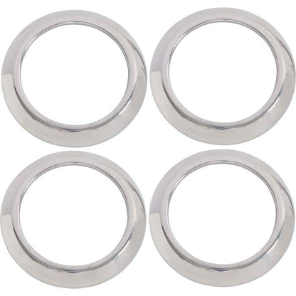 KENTROL Jeep JK Air Vent Bezels 4 Pieces 07-10 Wrangler JK Polished Silver Kentrol  30004