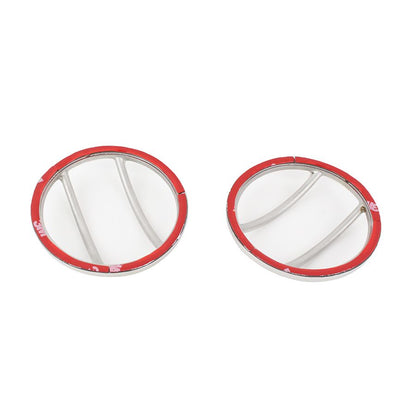 KENTROL Jeep JK Fog Light Cover Pair 07-18 Wrangler JK Polished Silver Kentrol  30014