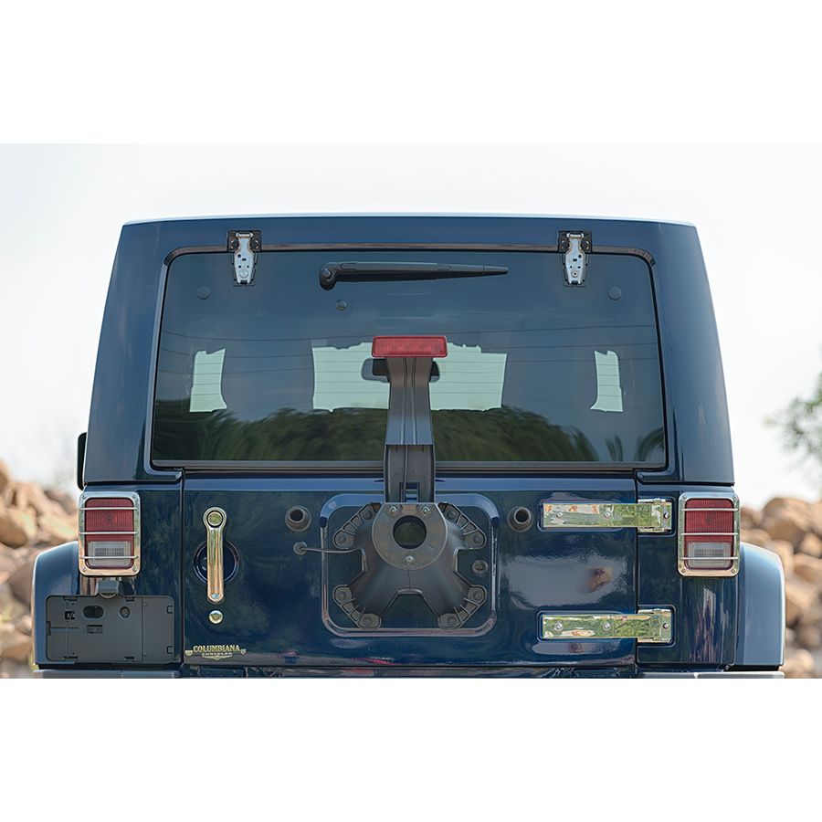 KENTROL Jeep JK Liftgate Hinge Pair 07-18 Wrangler JK Bare Grey Kentrol  30016