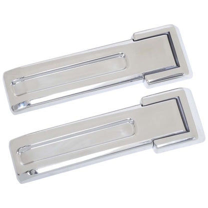 KENTROL Jeep JK Tailgate Hinge Overlays 4 Pieces 07-18 Wrangler JK Polished Silver Kentrol  30017