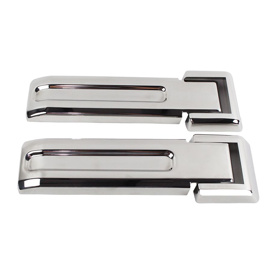 KENTROL Jeep JK Tailgate Hinge Overlays 4 Pieces 07-18 Wrangler JK Polished Silver Kentrol  30017