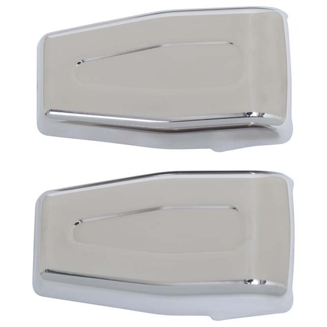 KENTROL Jeep JK Liftgate Hinge Overlays Pair 07-18 Wrangler JK Polished Silver Kentrol  30018