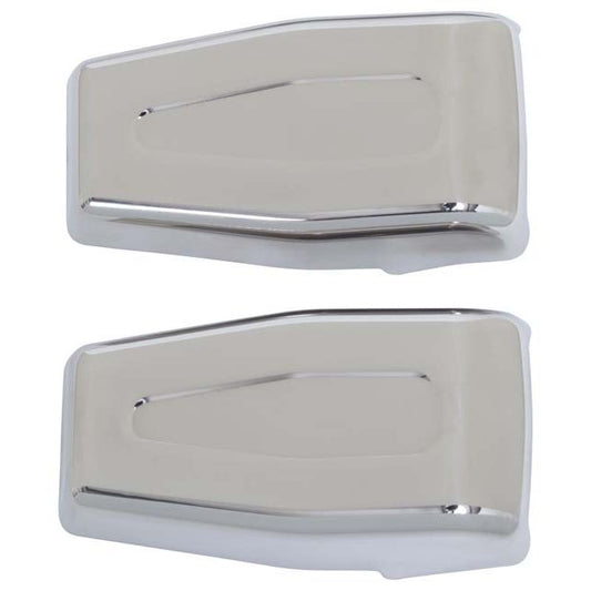KENTROL Jeep JK Liftgate Hinge Overlays Pair 07-18 Wrangler JK Polished Silver Kentrol  30018