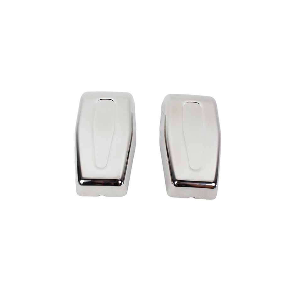 KENTROL Jeep JK Liftgate Hinge Overlays Pair 07-18 Wrangler JK Polished Silver Kentrol  30018