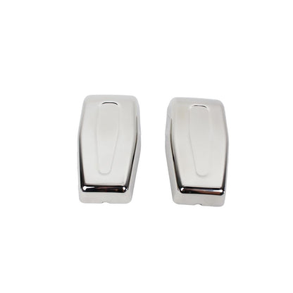 KENTROL Jeep JK Liftgate Hinge Overlays Pair 07-18 Wrangler JK Polished Silver Kentrol  30018