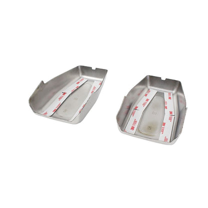KENTROL Jeep JK Liftgate Hinge Overlays Pair 07-18 Wrangler JK Polished Silver Kentrol  30018
