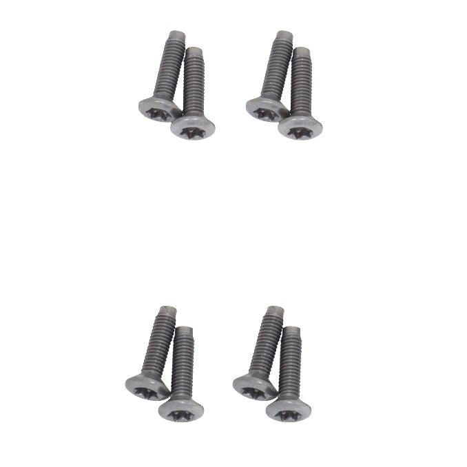 KENTROL Jeep JK Door Hinge Overlays 4 Pieces 2 Door 07-18 Wrangler JK Polished Silver Kentrol  30020