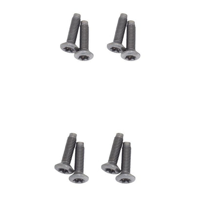 KENTROL Jeep JK Door Hinge Overlays 4 Pieces 2 Door 07-18 Wrangler JK Polished Silver Kentrol  30020