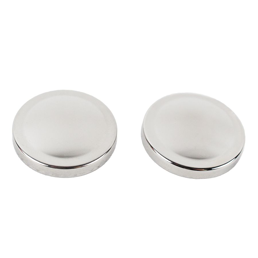 KENTROL Jeep JK Liftgate Button Covers Pair 07-18 Wrangler JK Polished Silver Kentrol  30022