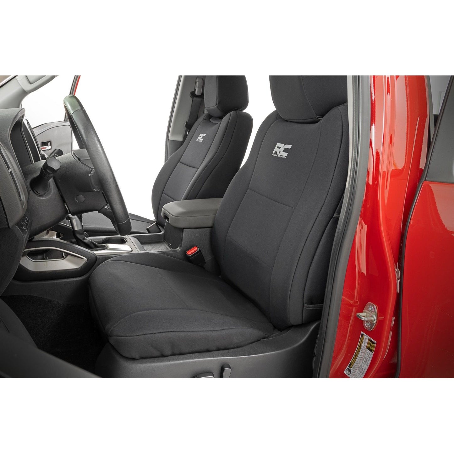 ROUGH COUNTRY Seat Covers | FR & RR | Crew Cab | Nissan Frontier 2WD/4WD (2022-2025) | 91058
