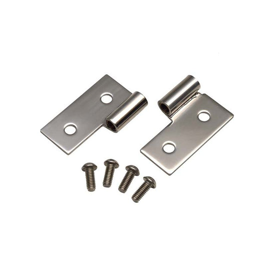 KENTROL JEEP CJ/YJ/TJ Lower Door Hinge Pair 76-06 CJ Wrangler YJ/TJ Polished Silver Kentrol  30407